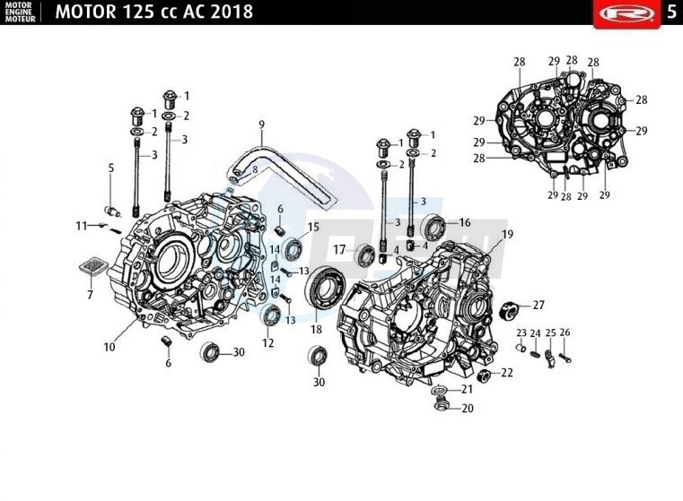 CRANKSHAFT CARTER blueprint