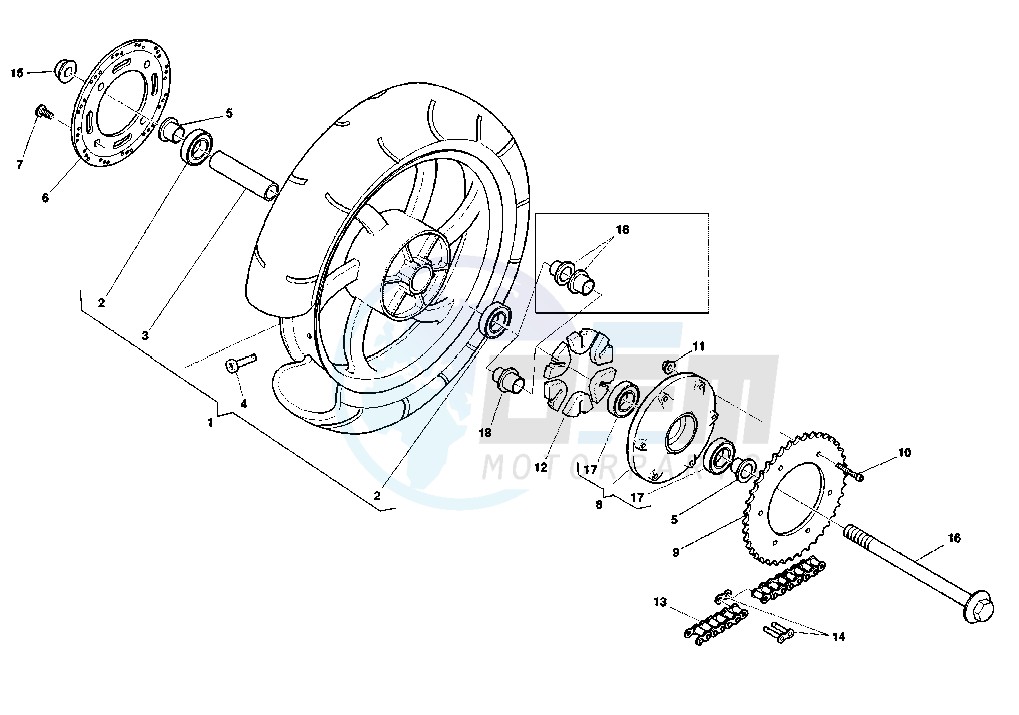 REAR WHEEL ALLOY image