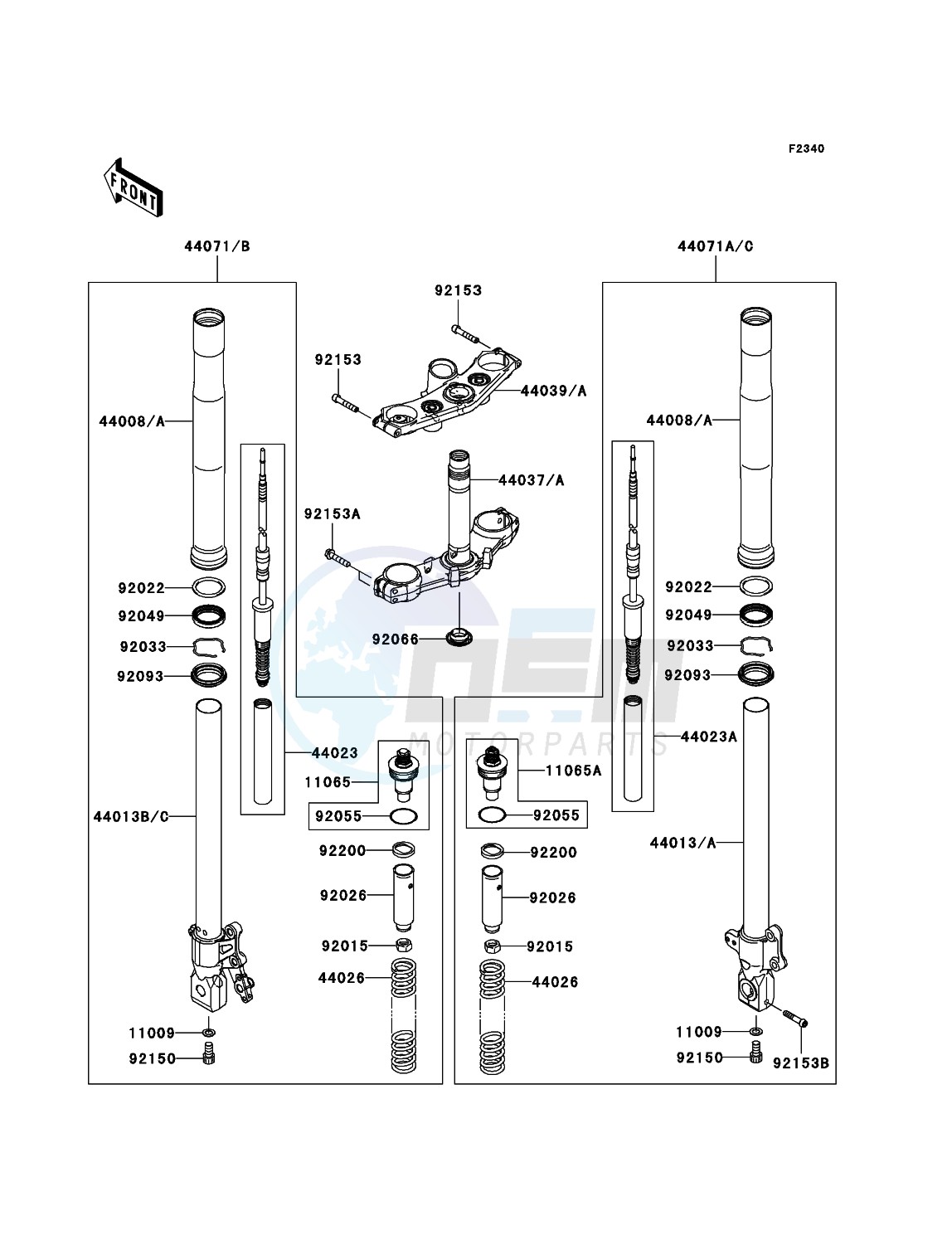 Front Fork blueprint