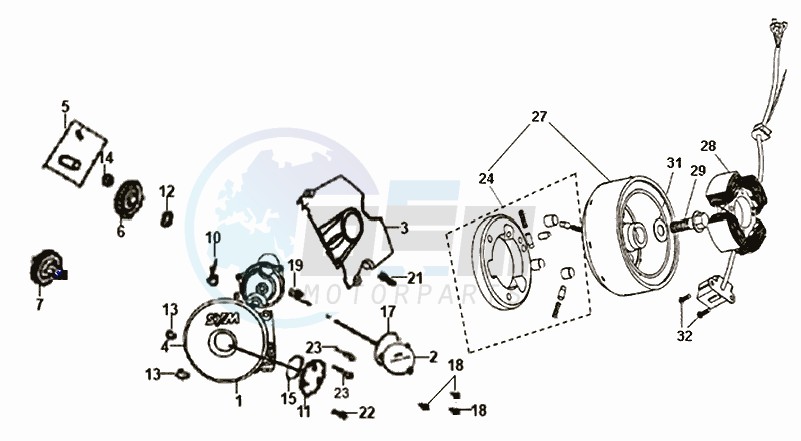 CRANKCASE COVER / GASKET image