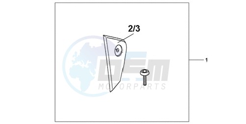 FAIRING SCUFF PAD blueprint