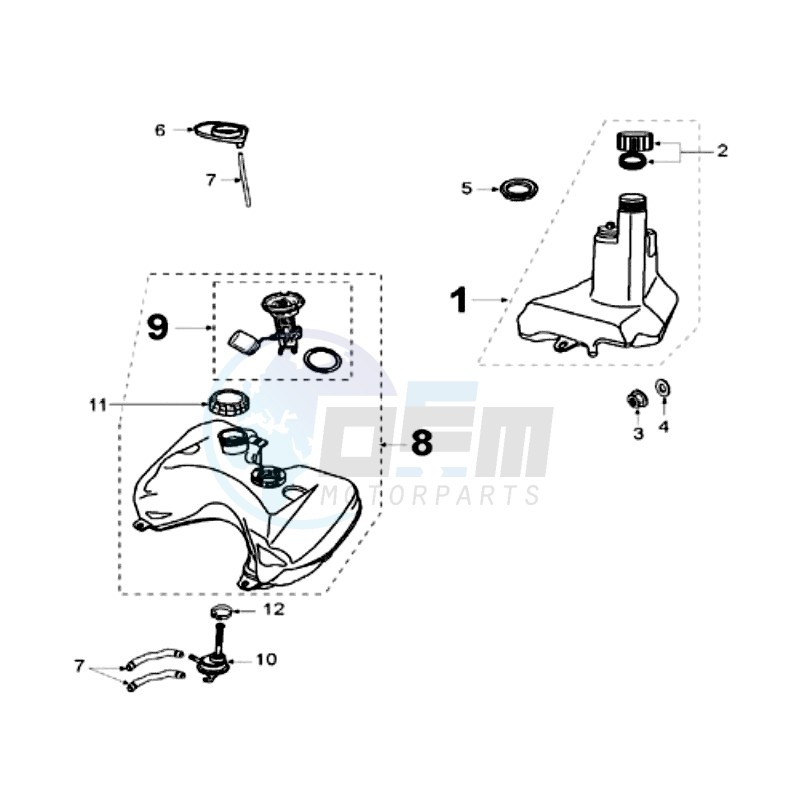 TANK AND BENZINE blueprint