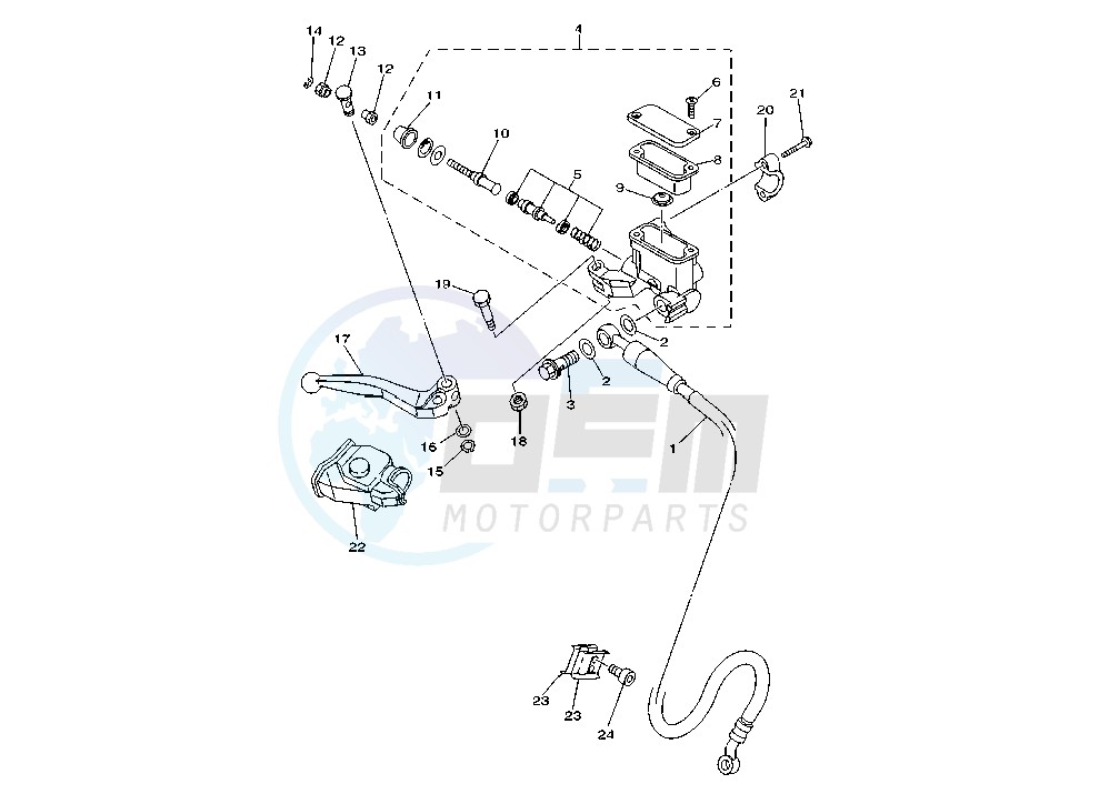 FRONT MASTER CYLINDER image