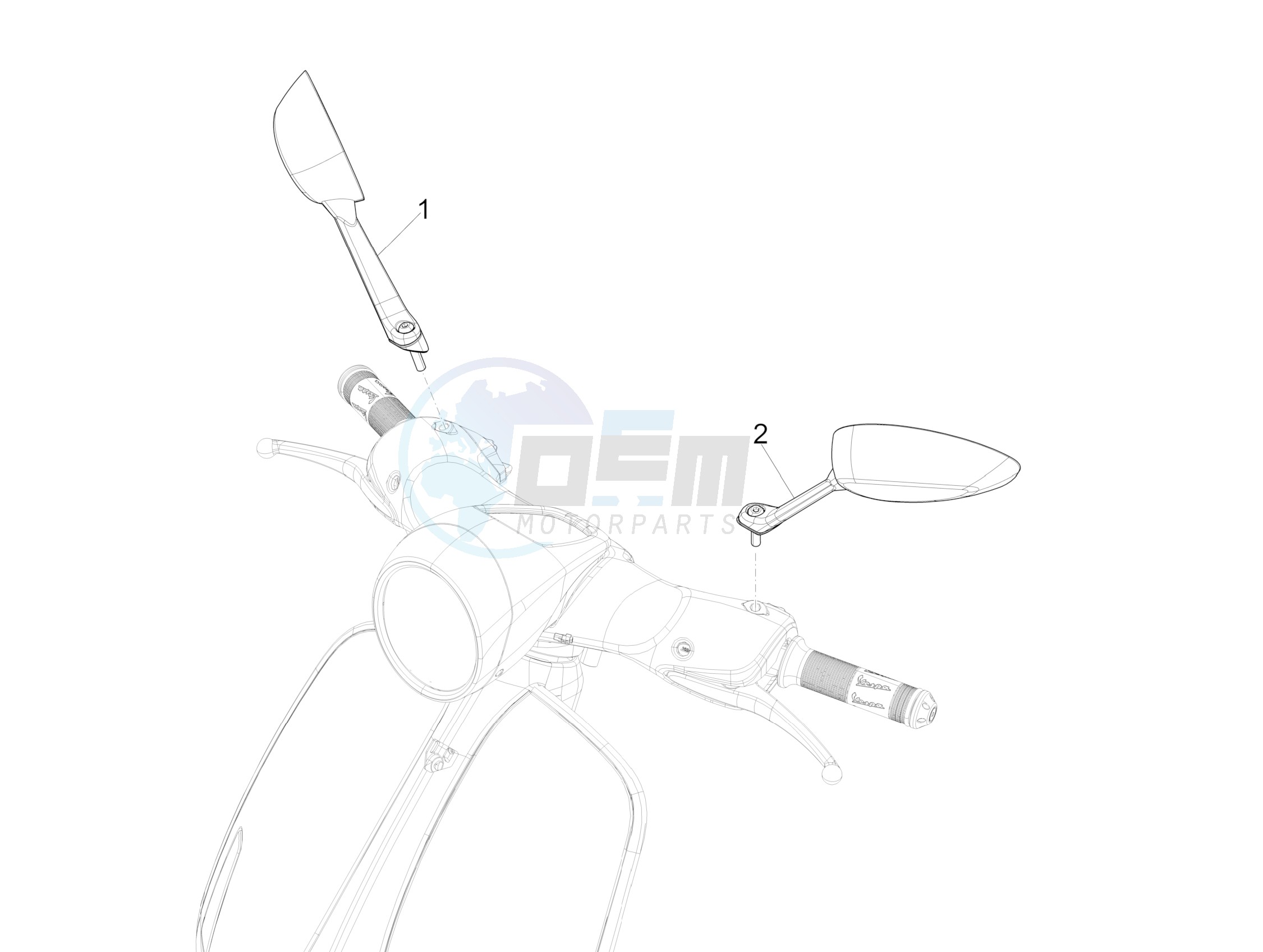 Driving mirror/s blueprint