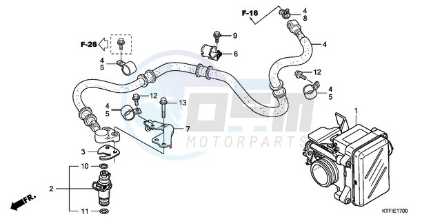 THROTTLE BODY blueprint