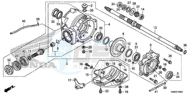 REAR FINAL GEAR image