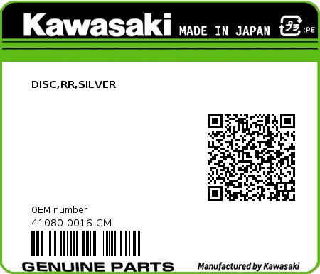 Foto voor product: Kawasaki 0