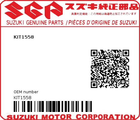 Product image: Suzuki - KIT1558 - KIT1558  0
