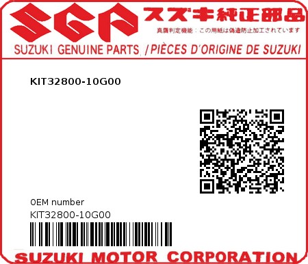 Product image: Suzuki - KIT32800-10G00 - KIT32800-10G00  0