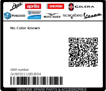 Product image: Moto Guzzi - GU9032110EUE04 - No Color known  0