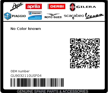 Product image: Moto Guzzi - GU9032110USF04 - No Color known  0