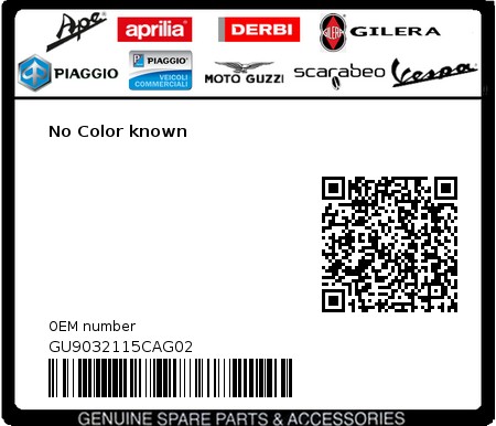 Product image: Moto Guzzi - GU9032115CAG02 - No Color known  0