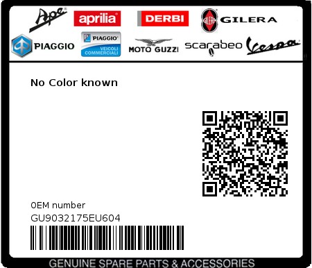 Product image: Moto Guzzi - GU9032175EU604 - No Color known  0