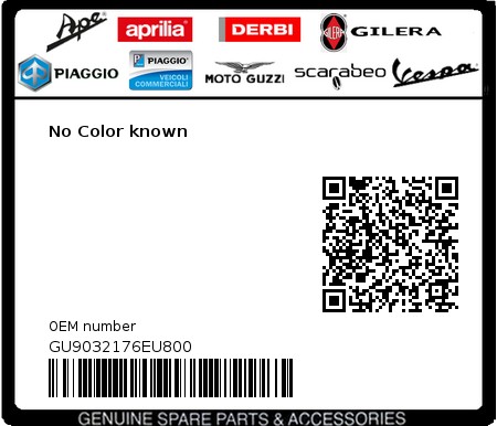 Product image: Moto Guzzi - GU9032176EU800 - No Color known 