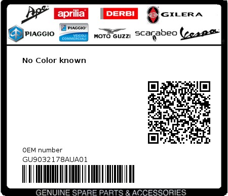 Product image: Moto Guzzi - GU9032178AUA01 - No Color known  0