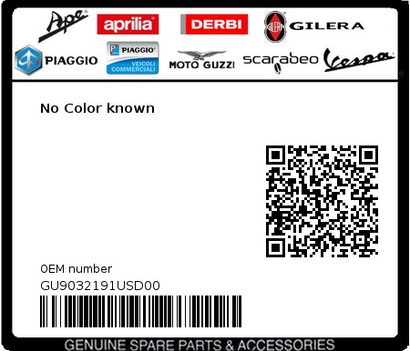 Product image: Moto Guzzi - GU9032191USD00 - No Color known  0
