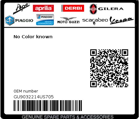 Product image: Moto Guzzi - GU9032214US705 - No Color known  0