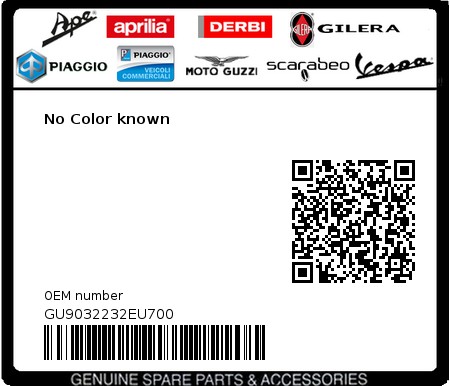 Product image: Moto Guzzi - GU9032232EU700 - No Color known  0