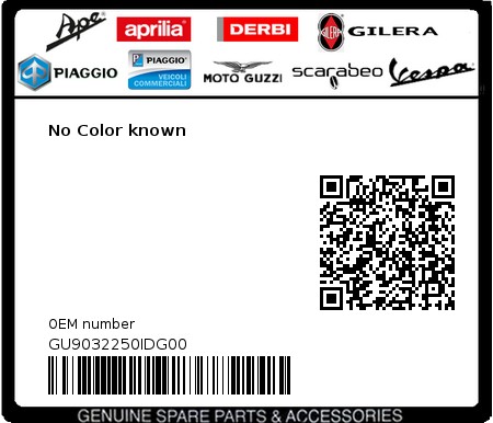 Product image: Moto Guzzi - GU9032250IDG00 - No Color known 