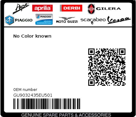 Product image: Moto Guzzi - GU9032435EU501 - No Color known 