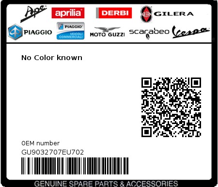 Product image: Moto Guzzi - GU9032707EU702 - No Color known 