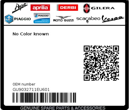 Product image: Moto Guzzi - GU9032711EU601 - No Color known 