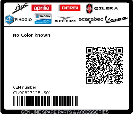 Product image: Moto Guzzi - GU9032712EU601 - No Color known 