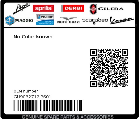 Product image: Moto Guzzi - GU9032712JP601 - No Color known  0