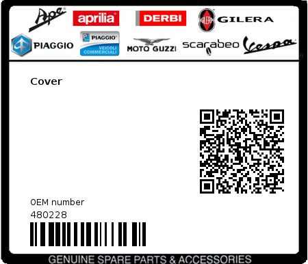 Product image: Gilera - 480228 - Cover 