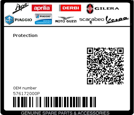 Product image: Gilera - 576172000P - Protection 