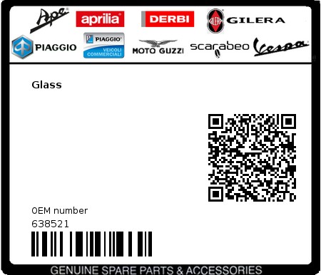 Product image: Gilera - 638521 - Glass  0