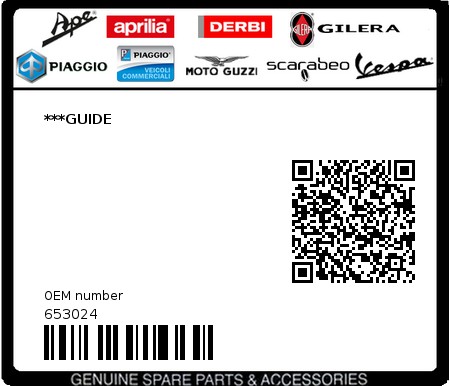 Product image: Gilera - 653024 - ***GUIDE  0