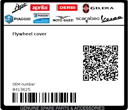 Product image: Gilera - 8413625 - Flywheel cover  0
