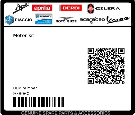 Product image: Gilera - 978060 - Motor kit 