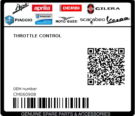 Product image: Gilera - CM060908 - THROTTLE CONTROL  0