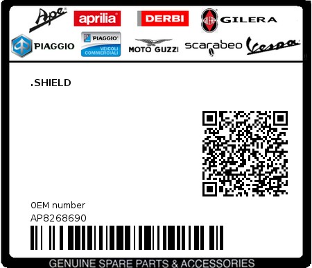 Product image: Aprilia - AP8268690 - .SHIELD 