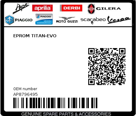 Product image: Aprilia - AP8796495 - EPROM TITAN-EVO 