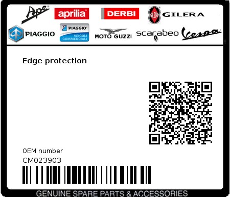 Product image: Aprilia - CM023903 - Edge protection 