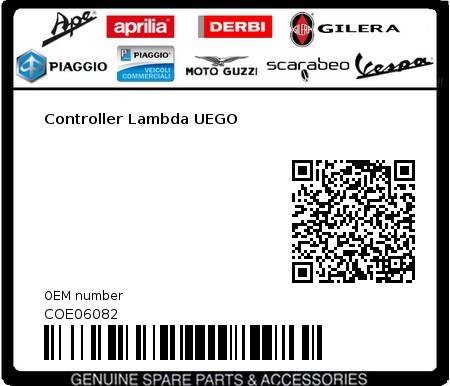Product image: Aprilia - COE06082 - Controller Lambda UEGO  0