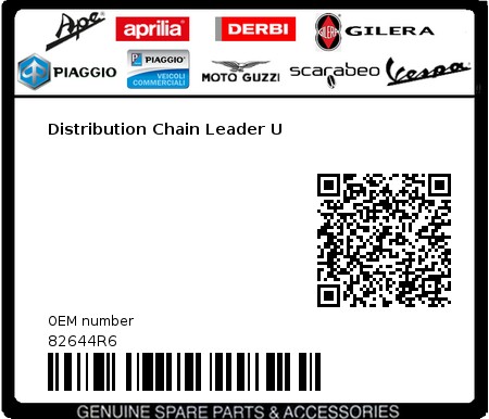 Product image: Piaggio - 82644R6 - Distribution Chain Leader U  0