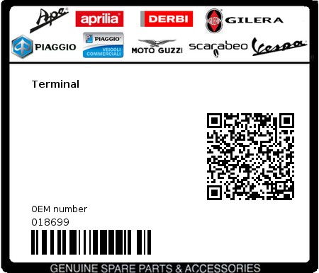 Product image: Vespa - 018699 - Terminal   0