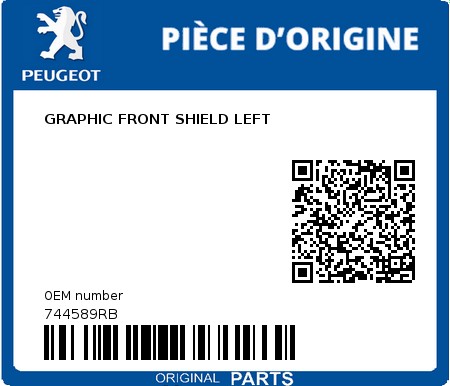 Product image: Peugeot - 744589RB - DEKOR  0