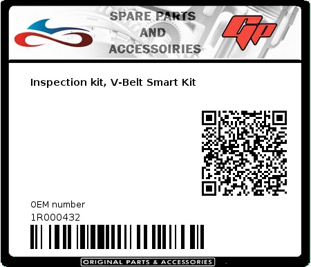 Product image: Derbi - 1R000432 - Inspection kit, V-Belt Smart Kit 