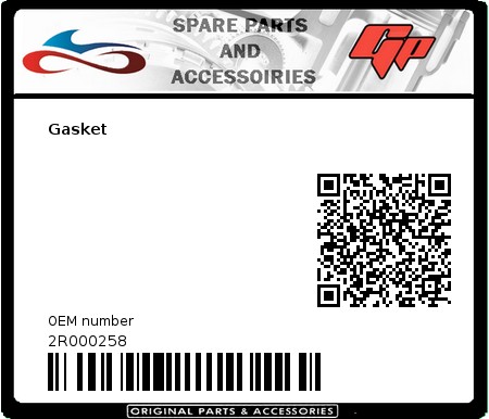 Product image: Derbi - 2R000258 - Gasket  0