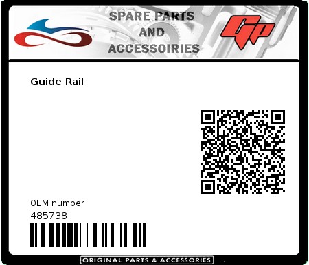 Product image: Derbi - 485738 - Guide Rail 