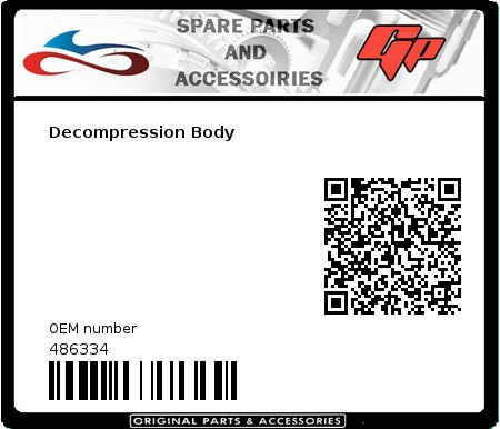 Product image: Derbi - 486334 - Decompression Body  0