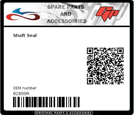 Product image: Derbi - 82899R - Shaft Seal  0