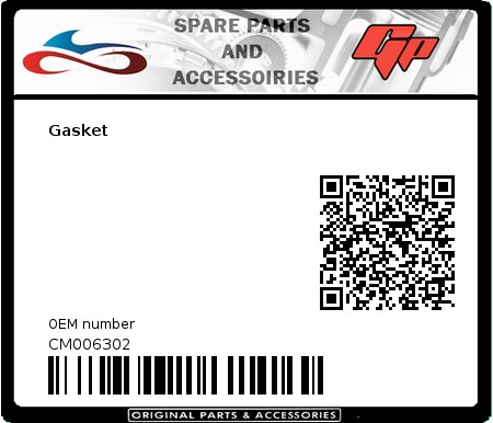 Product image: Derbi - CM006302 - Gasket  0