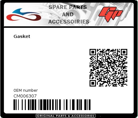 Product image: Derbi - CM006307 - Gasket 