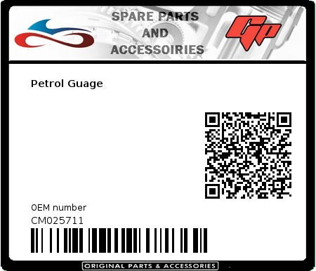 Product image: Derbi - CM025711 - Petrol Guage  0